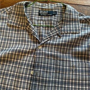 Polo Ralph Lauren Short Sleeve Button Down
Plaid Shirt size XL